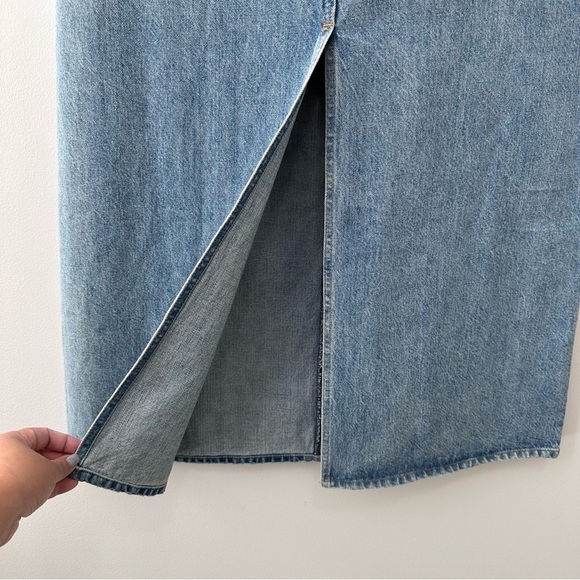 Aritzia Light Blue Denim Maxi Skirt - Picture 12 of 16